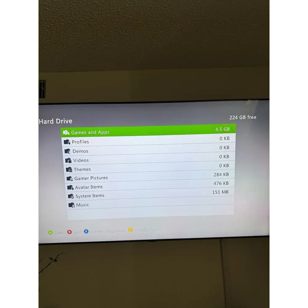 Xbox 360 Slim Black 250GB Console Tested Working Controller - 5 GAMES